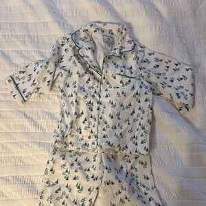 Cozy Kids Pajama Set with Green Tree Design